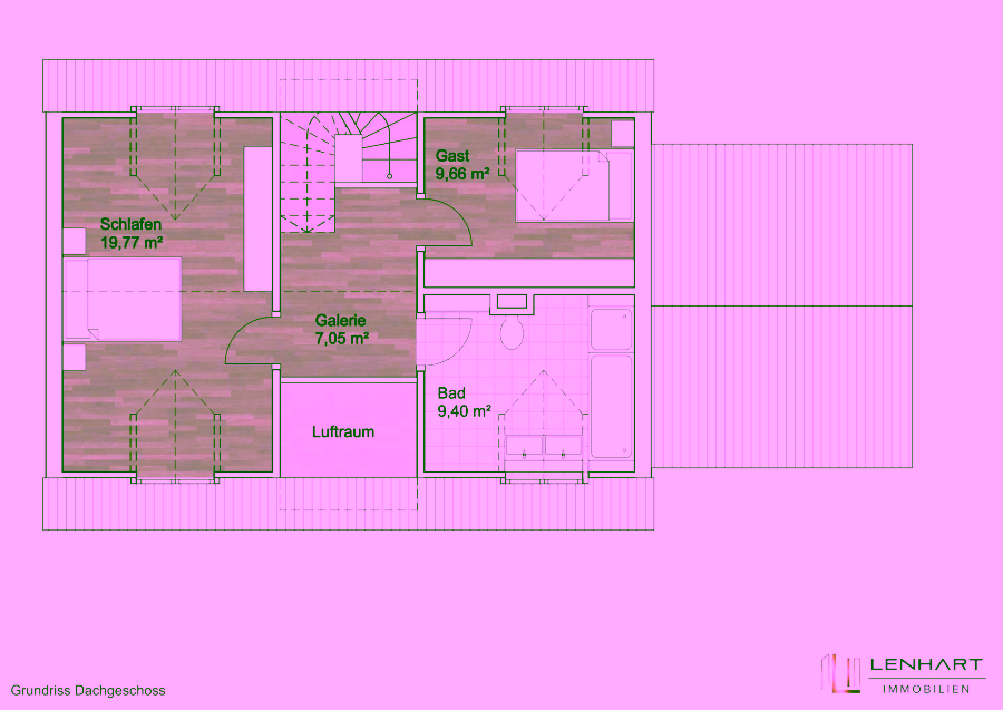 Grundriss Dachgesschoss