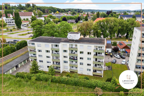 *Provisionsfrei für Käufer*Ideal für Familien*Überdachte Loggia*Top Lage*Garage*Fahrstuhl*4 Zimmer*, 86381 Krumbach (Schwaben), Etagenwohnung