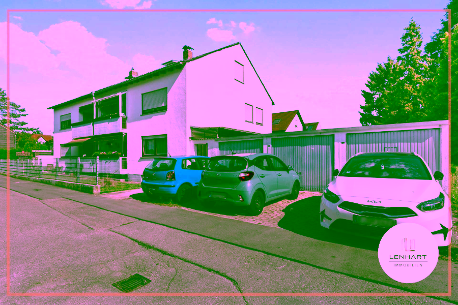 Außenansicht mit  Gargen Vorderansicht_K-13GK